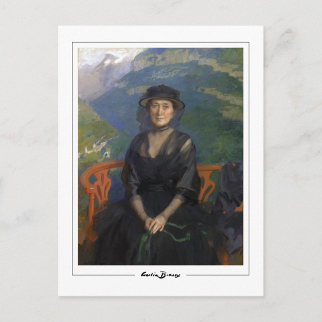 Cecilia Beaux #12 - Finkonstkort Vykort (Framsida)
