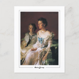 Cecilia Beaux #6 - vykort för konst