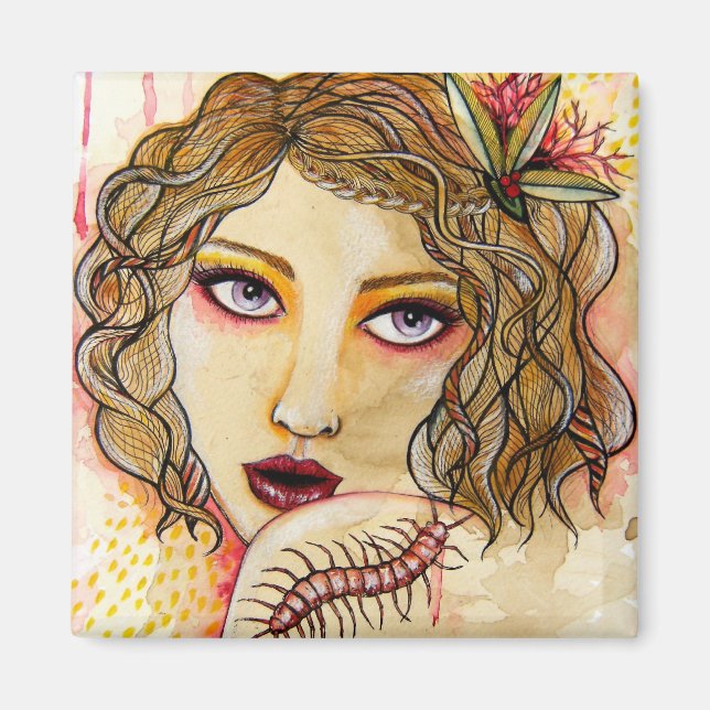 Cecilia och Centipede Magnet (Framsidan)