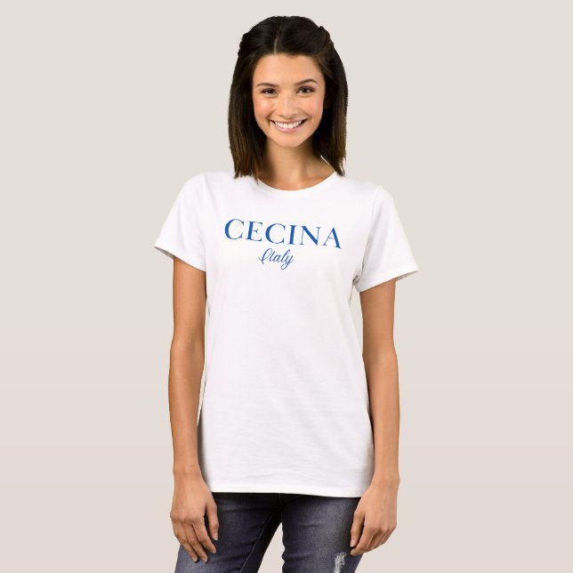 Cecina Italien T Shirt (Hel framsida)