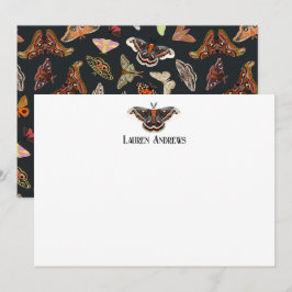Cecropia Moth Personlig Stationery Note Card Inbjudningar