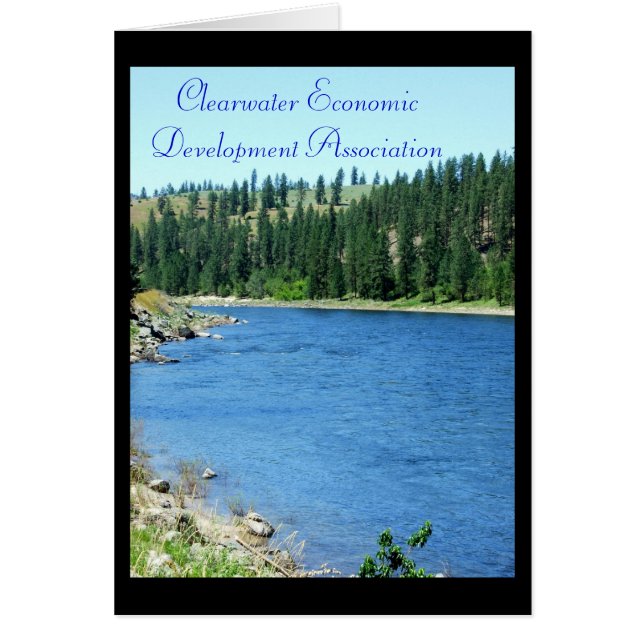 CEDA - Clearwater flodlodrät Hälsningskort (Framsidan)