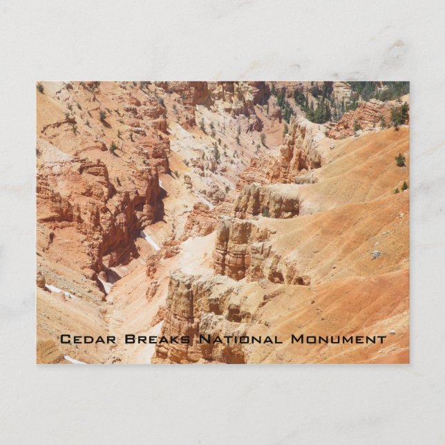 Cedar Breaks National Monument Vykort (Framsida)