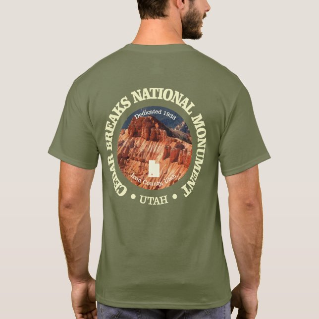 Cedar Breaks (NM) T Shirt (Baksida)