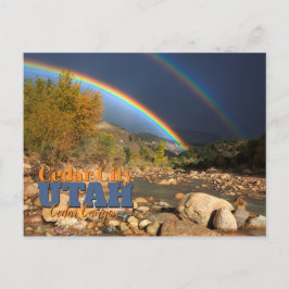 Cedar City Utah Vykort