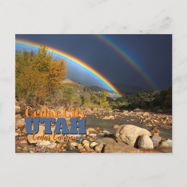 Cedar City Utah Vykort (Framsida)