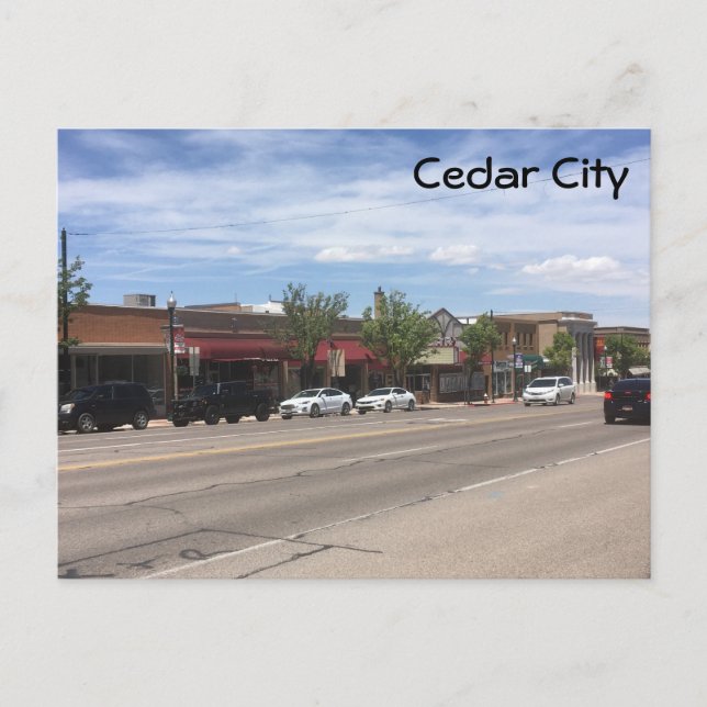 Cedar City Vykort (Framsida)