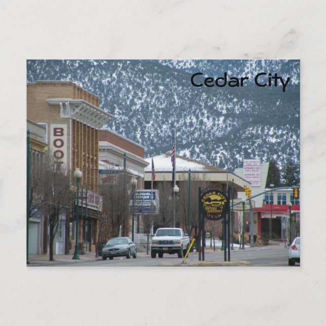 Cedar City Vykort (Framsida)