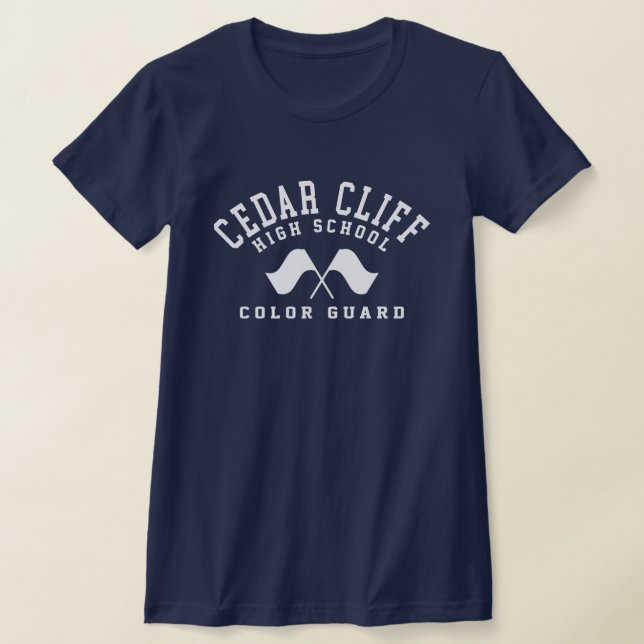 Cedar Cliff Färg Guard T Shirt (Laydown)