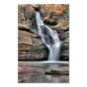Cedar Falls Hocking backar delstatspark, Ohio Fototryck