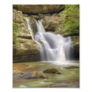 Cedar Falls, Hocking Backe Ohio Fototryck