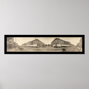 Cedar Falls IA-foto 1907 Poster