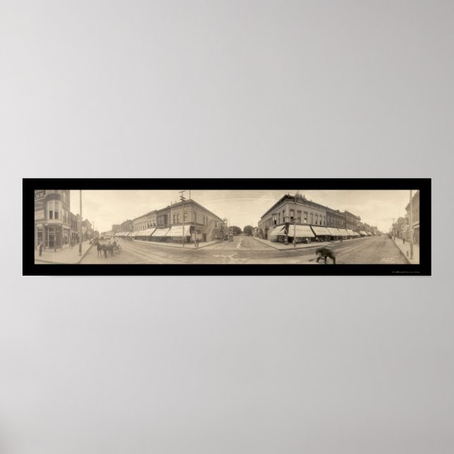 Cedar Falls, IA Photo 1907 Poster (Framsidan)