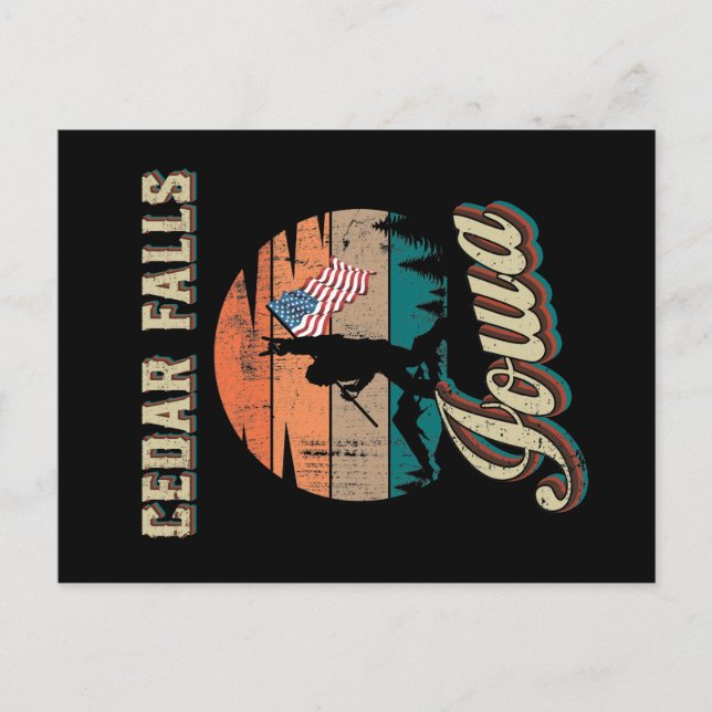 Cedar Falls Iowa Vykort (Framsida)