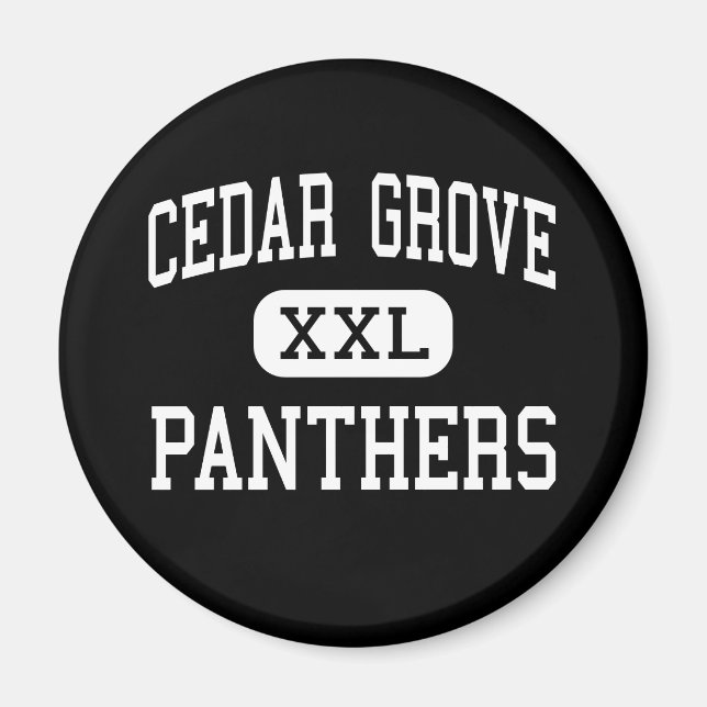 Cedar Grove - Panthers - High - Cedar Grove Magnet (Framsidan)