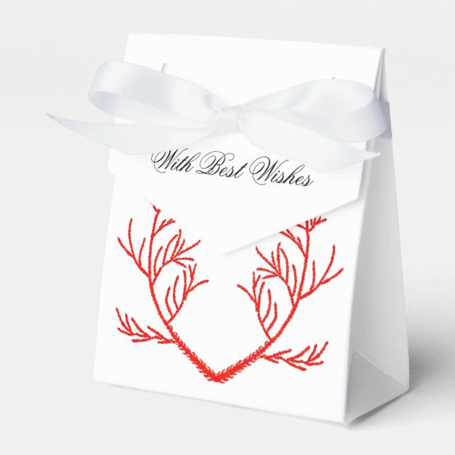 Cedar-Löv i en favoritruta Presentaskar (Framsidan Sidan)