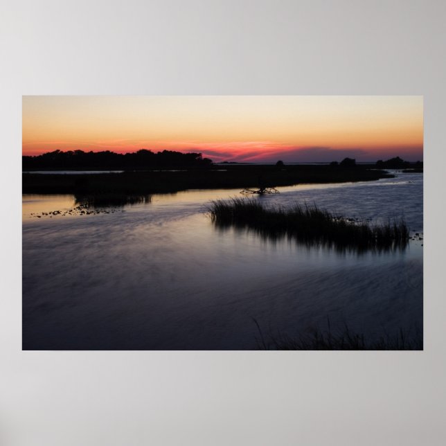 Cedar Nyckel Breezy Sunset Print Poster (Framsidan)