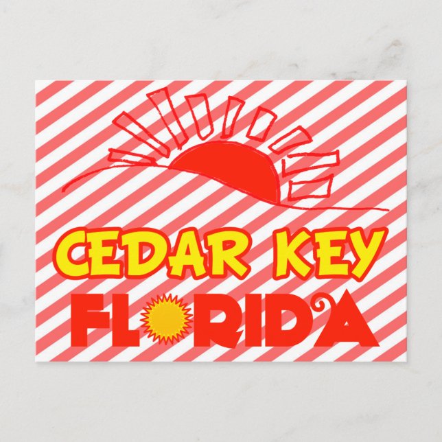 Cedar Nyckel, Florida Vykort (Framsida)