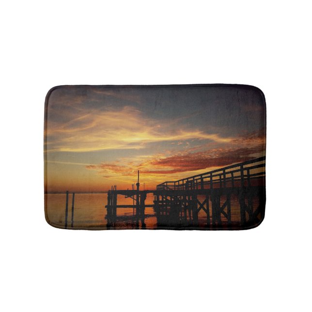 Cedar Nyckel Sunset Bath Matta (Framsidan)