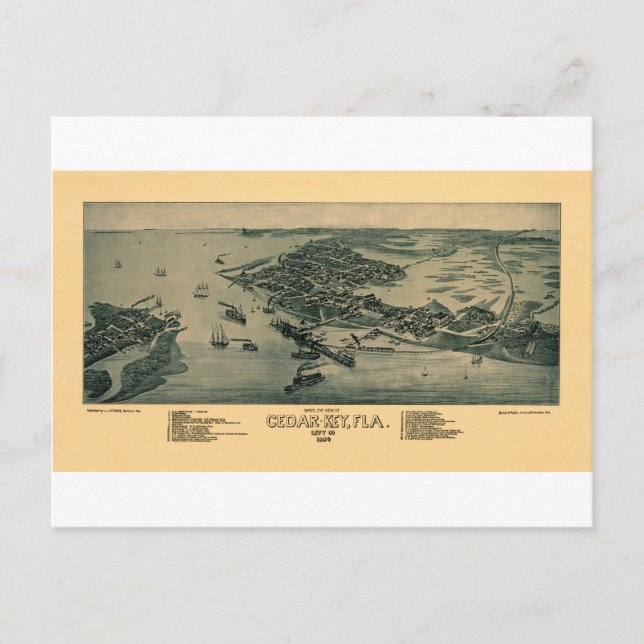 Cedar Nyckel Vykort (Framsida)