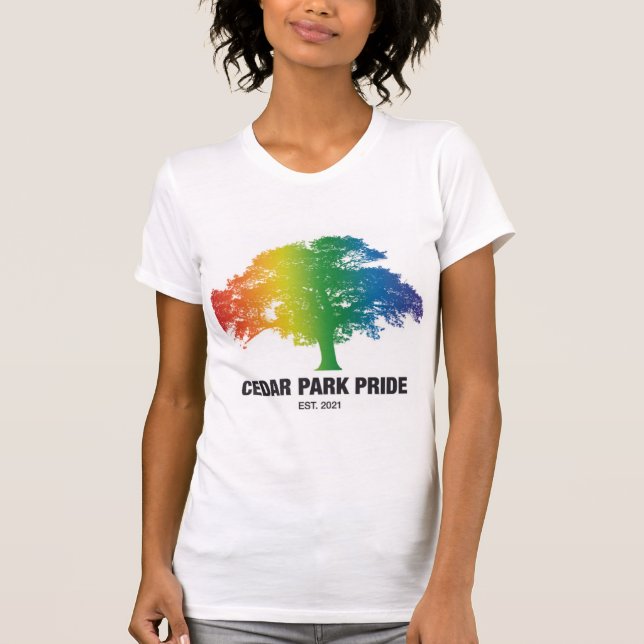 Cedar Park Pride Slim Fit T-shirt (Framsida)