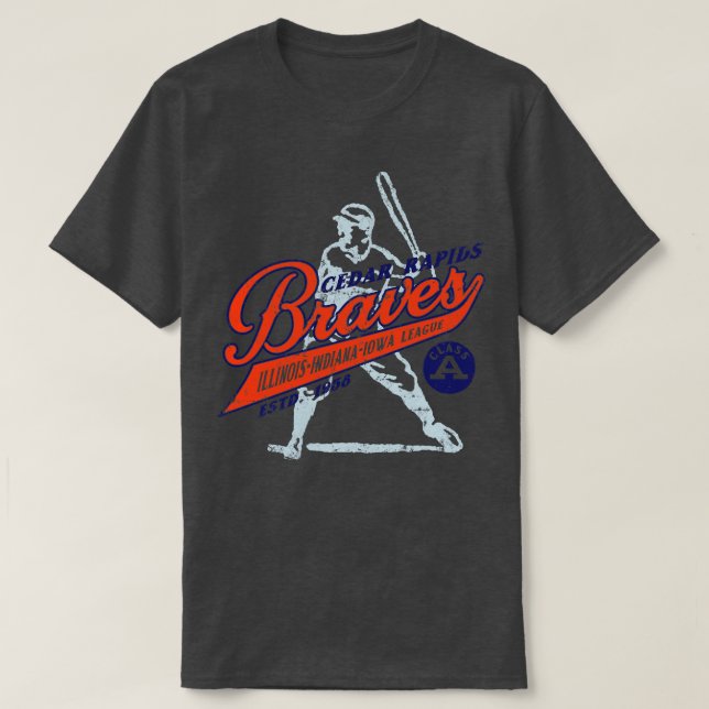 Cedar Rapids Braves T Shirt (Design framsida)
