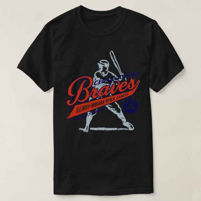 Cedar Rapids Braves T Shirt (Design framsida)