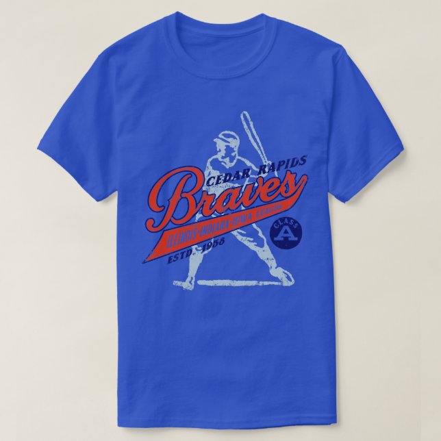 Cedar Rapids Braves T Shirt (Design framsida)