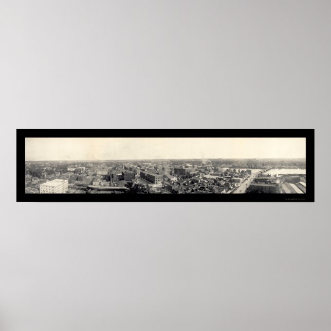 Cedar Rapids, IA Photo 1907 Poster (Framsidan)