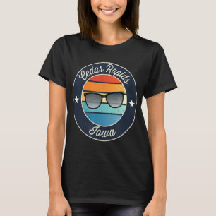 Cedar Rapids Iowa Ia Vacation Souvenir Sunglass T Shirt