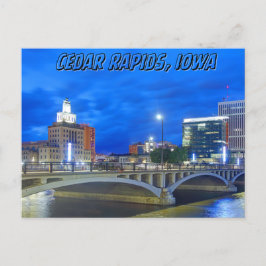 Cedar Rapids Iowa Postcard Travel Souvenir Vykort