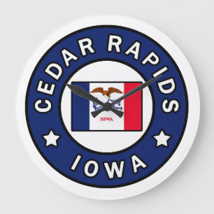 Cedar Rapids Iowa Stor Klocka