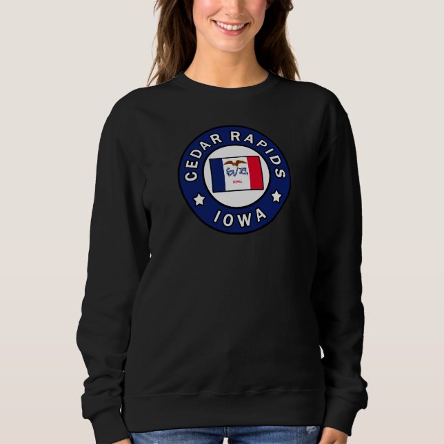 Cedar Rapids Iowa T Shirt (Framsida)