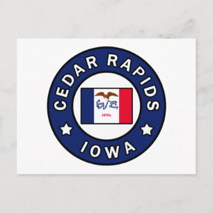 Cedar Rapids Iowa Vykort