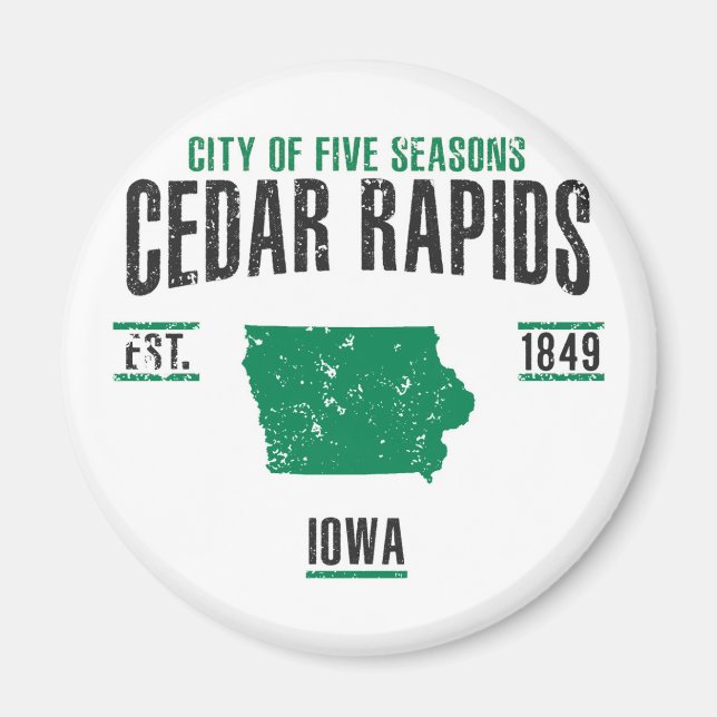 Cedar Rapids Magnet (Framsidan)
