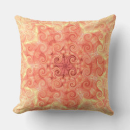 Cedar Swirly Sol Art Mandala Pillow Kudde