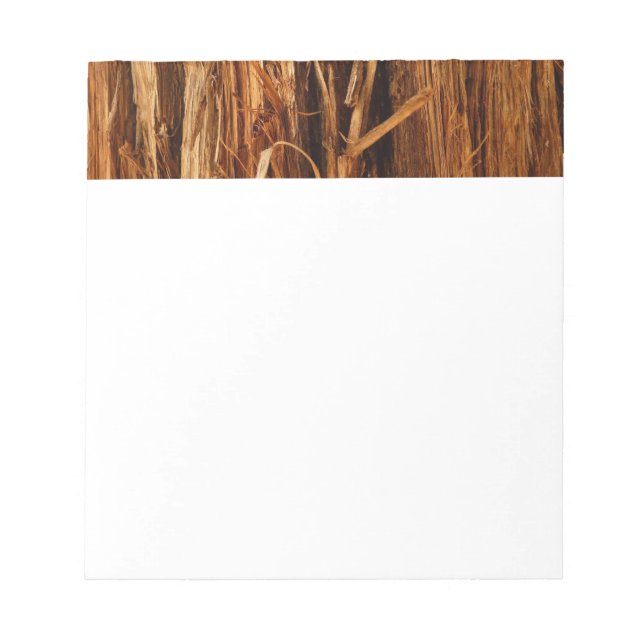 Cedar Texturerad träbark Anteckningsblock (Framsida)