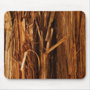 Cedar Texturerad träbark Musmatta