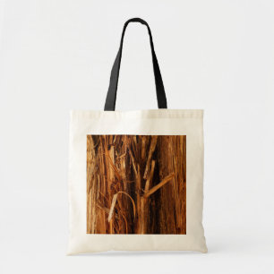 Cedar Texturerad träbark Tygkasse
