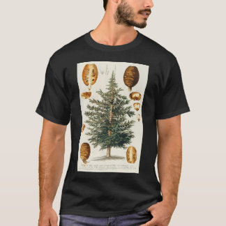 Cedar Träd och konfektion - Cedrus - Botani T Shirt