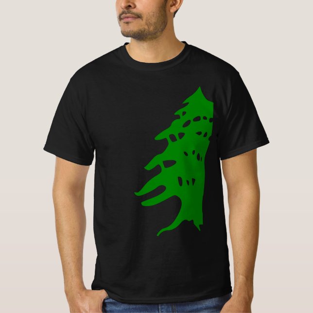 Cedar Träd T Shirt (Framsida)