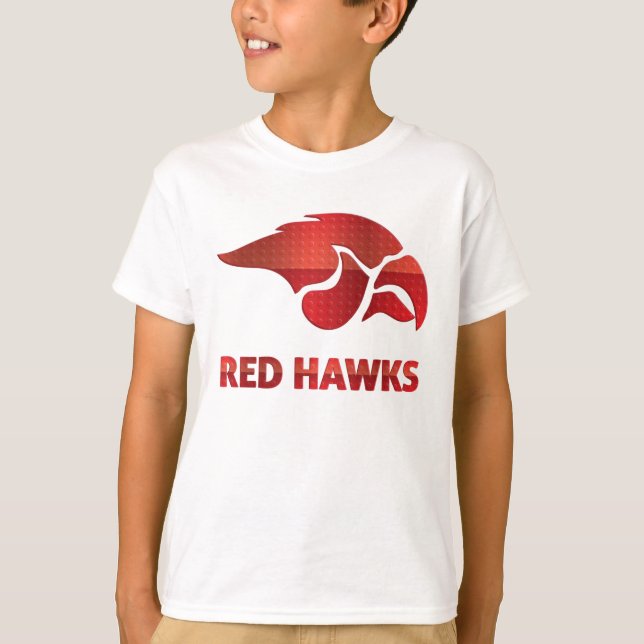 Cedar Vår Red Hawks #5 T Shirt (Framsida)