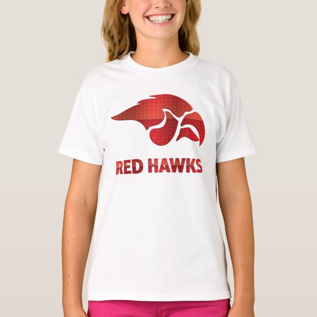Cedar Vår Red Hawks #5 T Shirt (Framsida)