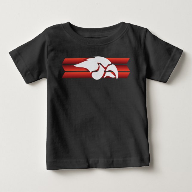 Cedar Vår Red Hawks #6 T Shirt (Framsida)