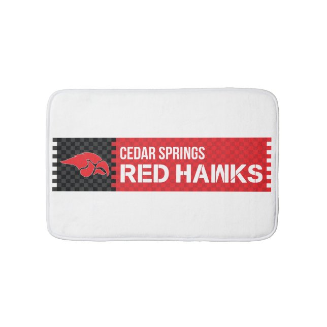 Cedar Vår Red Hawks Badrumsmatta (Framsidan)
