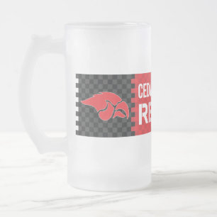 Cedar Vår Red Hawks Frostat Ölglas