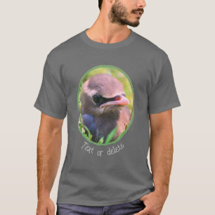 Cedar Waxwing Fledgling Bird Personlig T Shirt
