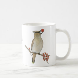 Cedar Waxwing Kaffemugg