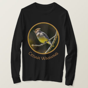 Cedar Waxwing Songbird Original Vild Bird Photo T Shirt