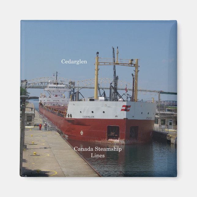 Cedarglen magnet (Framsidan)